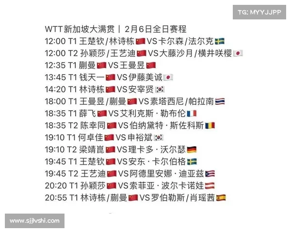 国乒最新赛事安排 国乒最新赛事安排